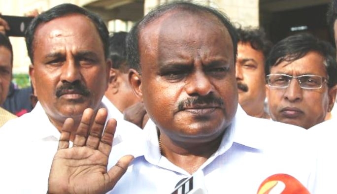 I-T dept raids K’tka Minister, CM HD slams Modi, calls real surgical strike
