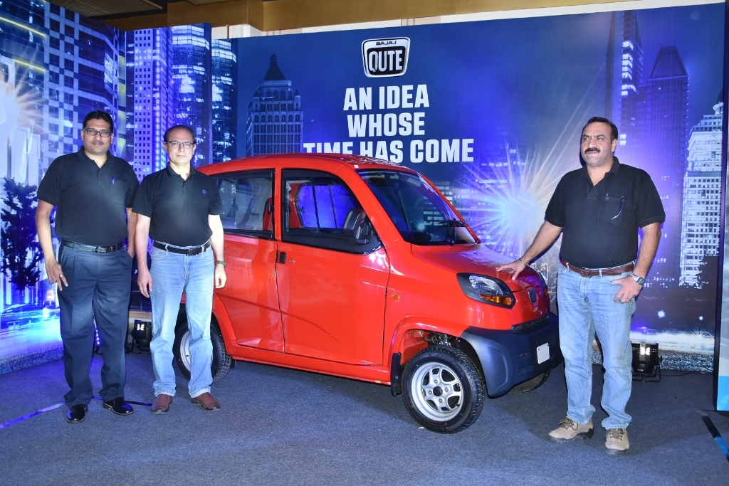 Bajaj Auto launches India’s first Quadricycle ‘Qute’ in MP & CG 