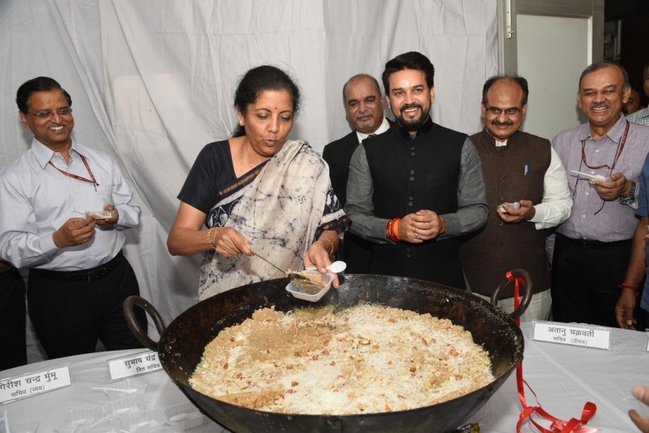 Budget 2019-20: ‘Halwa’ Ceremony held as symbol to start printing process  