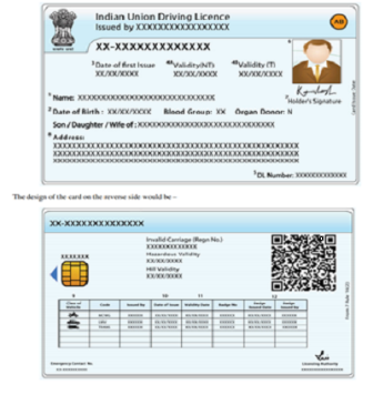 QR code to be available in the driving license and RC, one can immediately find the complete information of driver and vehicle