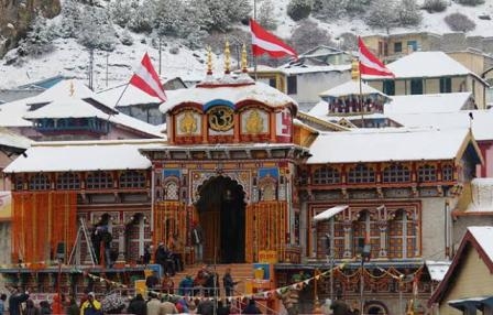 Why the Badrinath Temple priest model in the discussion? 