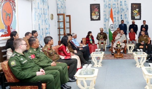 Trainee officers of National Defense College call on Governor  