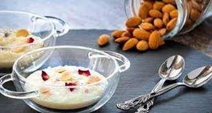 Almond And Rose Kheer Recipe