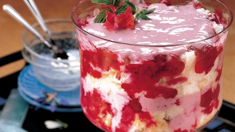 Easy Raspberry Trifle