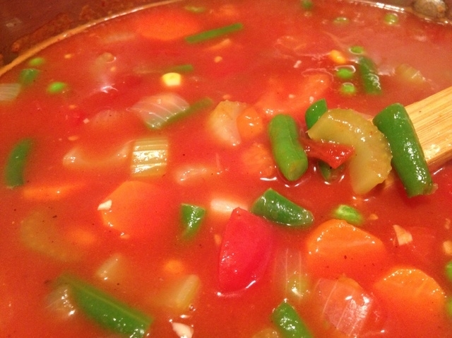Easy Tomato Vegetable Soup