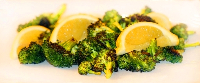 Roasted Garlic Lemon Broccoli