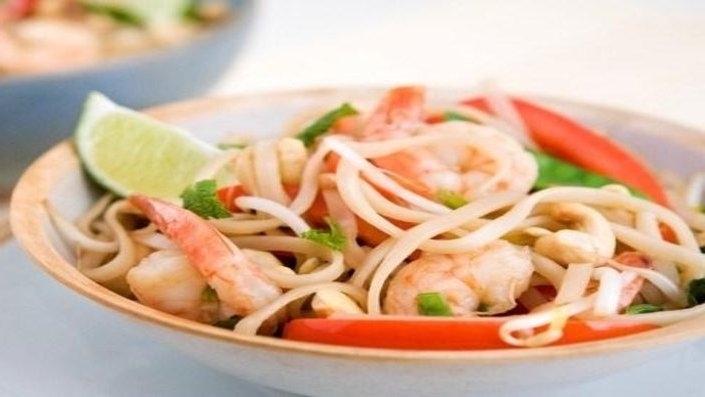 Thai prawn stir-fry