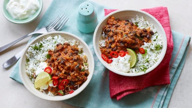 Black bean curry