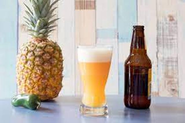 Spicy Pineapple Shandy