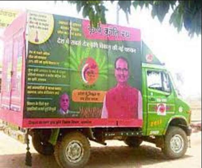 Krishi Kranti Raths Visiting Villages to Give Information
