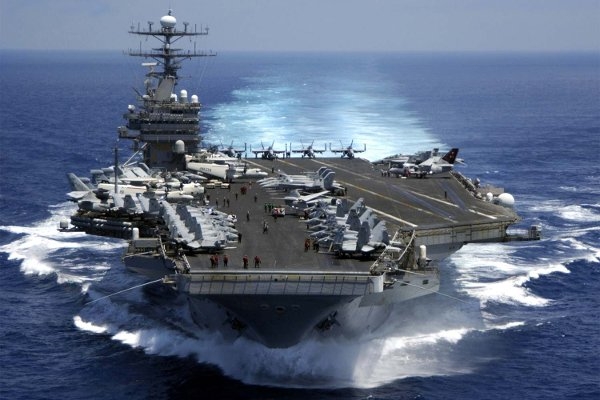  US carrier Carl Vinson stages war drills with S. Korean Navy 