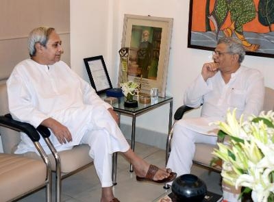  Naveen, Yechury pitch for  secular  presidential candidate 