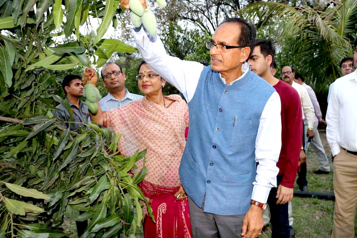 CM Chouhan Visits Farm House at Vidisha