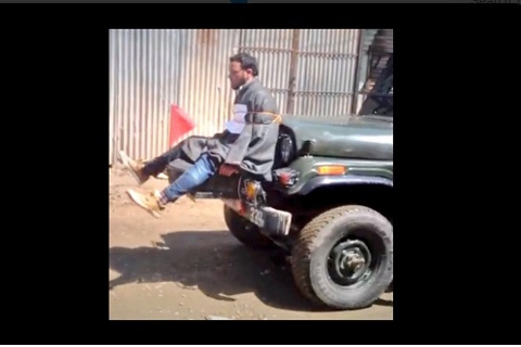  Army officer who tied youth to jeep in Kashmir gets clean chit 