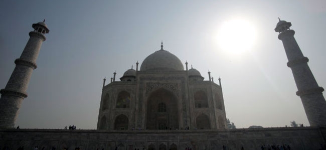  Thirsty snake triggers panic at Taj Mahal (With Image) 