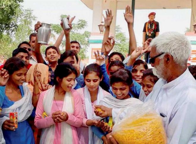  Haryana gives in to girl students  protest, upgrades school (Lead) 