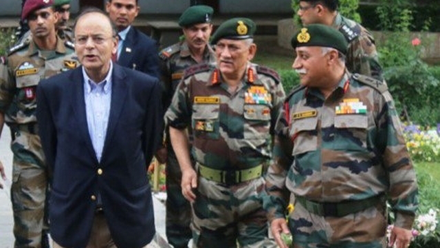  Defence Minister, Army chief review security in J&K (Lead) 