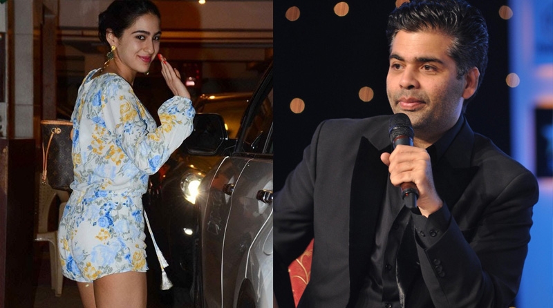 Is karan Johar Surprised as Sara Ali Khan signs her Debut under Ekta Kapoor production?