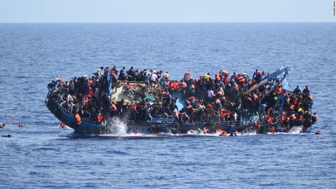  20 migrants die in Mediterranean Sea boat capsize 