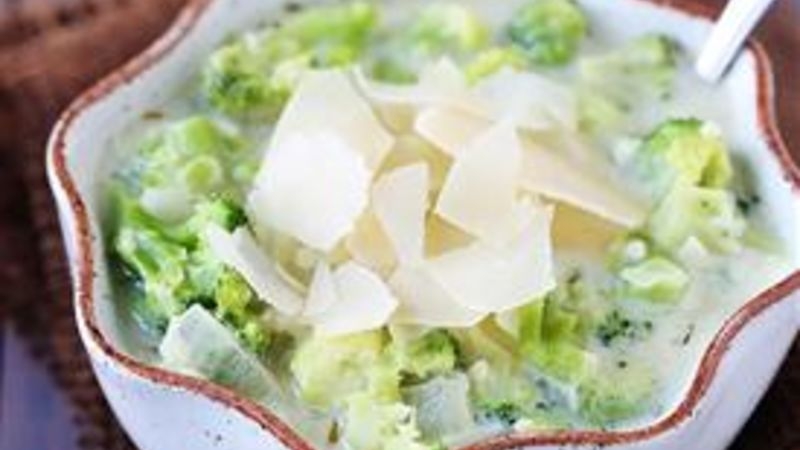 Creamy Broccoli Parmesan Soup