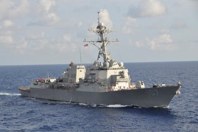  US warship sails close to South China Sea island: Official 