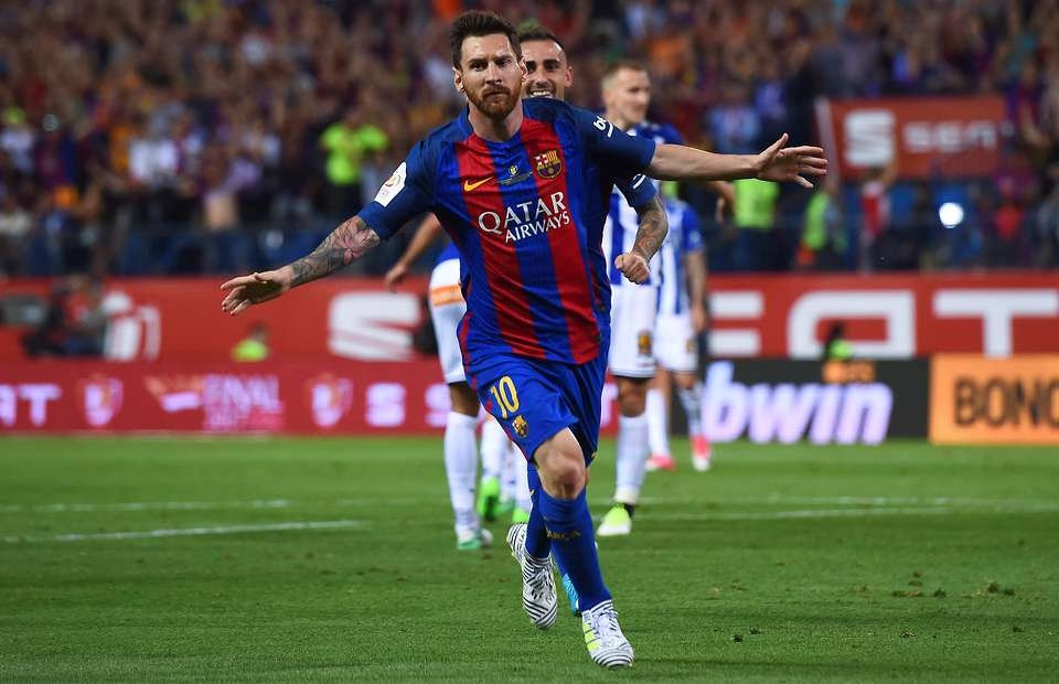  Messi, Neymar win Copa del Rey final for Barcelona (Lead) 