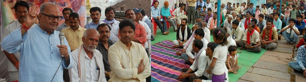 Poor persons getting wheat-rice at Re 1 per kg Finance Minister Malaiyya tours rural areas