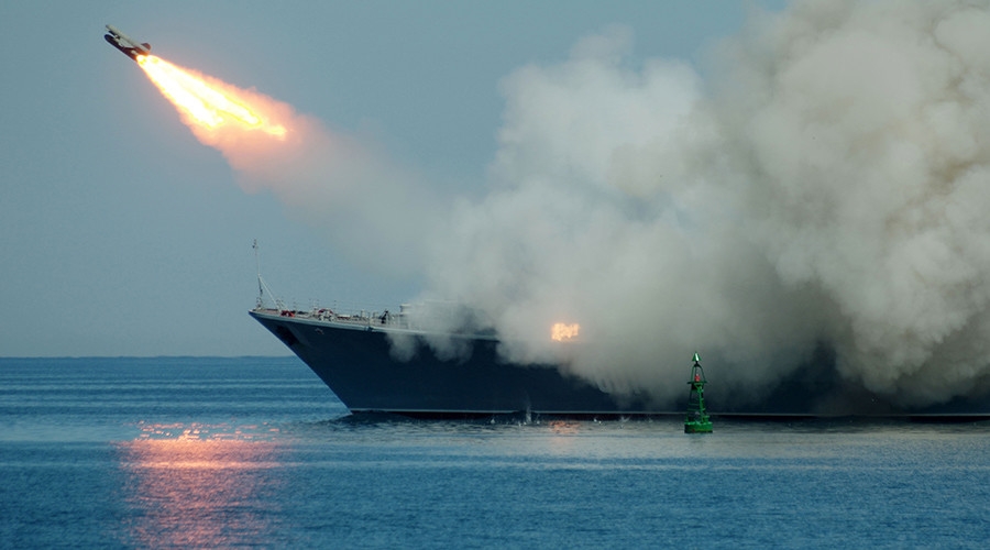  Russian cruise missiles hit IS targets in Syria (Lead) 