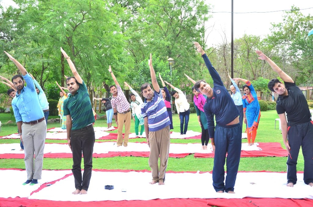 World Environment Day begins with Dhyan Yoga at EPCO