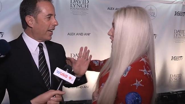  Kesha denied a hug by Jerry Seinfeld 