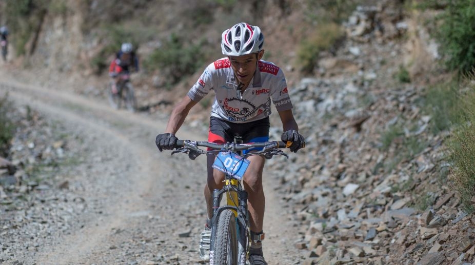  Akshit lone Indian at international mountain biking event 
