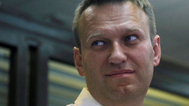  Russian opposition leader arrested ahead of anti-corruption rallies (Lead) 