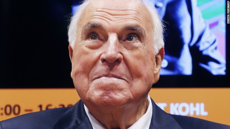  Unifier of Germany, integrator of Europe, Helmut Kohl dead (Lead, Changing dateline) 