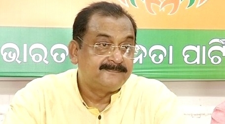  Odisha BJP holds protest against egg attacks on Union Ministers 