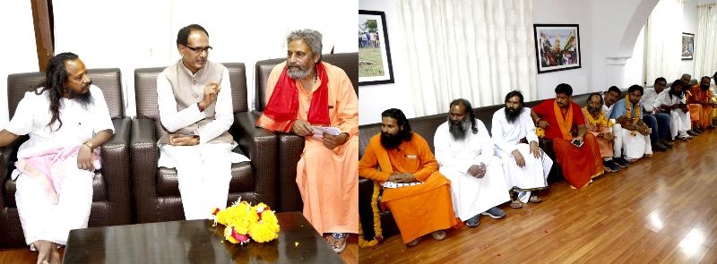 Delegation of Pujaris meets Chief Minister Shri Chouhan