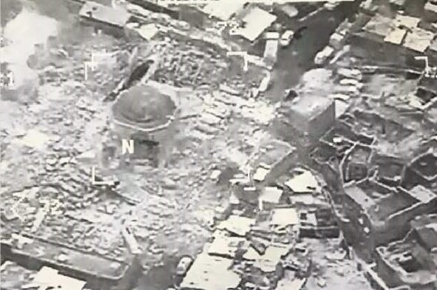  IS destroys Mosul mosque where it declared  caliphate  (Lead) 