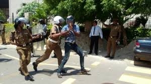  Sri Lanka arrests student leader over clashes 