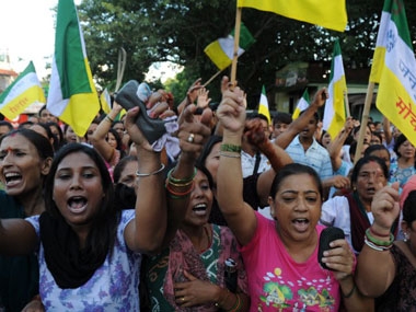  Tripura tribal party holds protests backing Gorkhaland 