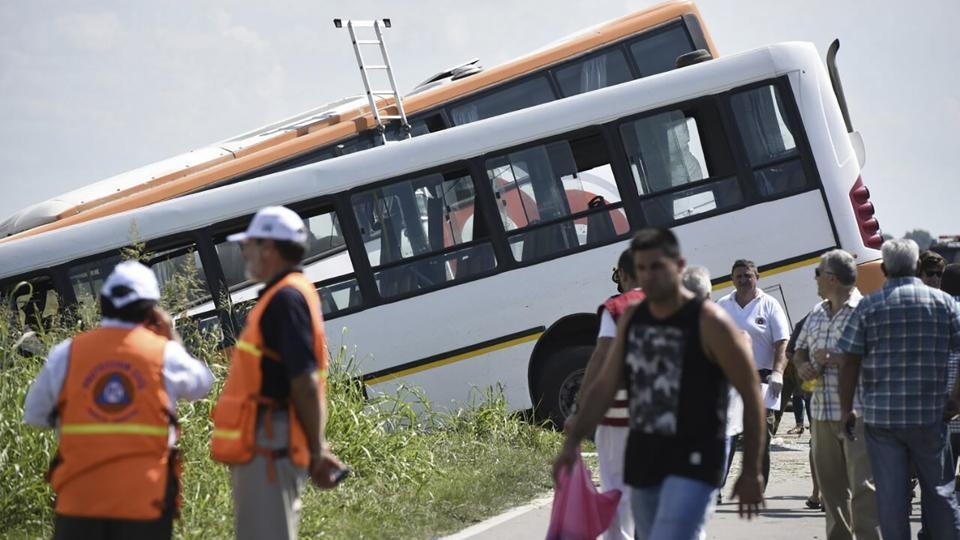  12 killed in Argentina bus-truck collision 