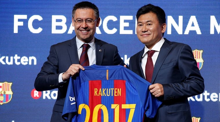  Barcelona, Rakuten sponsorship deal takes effect 