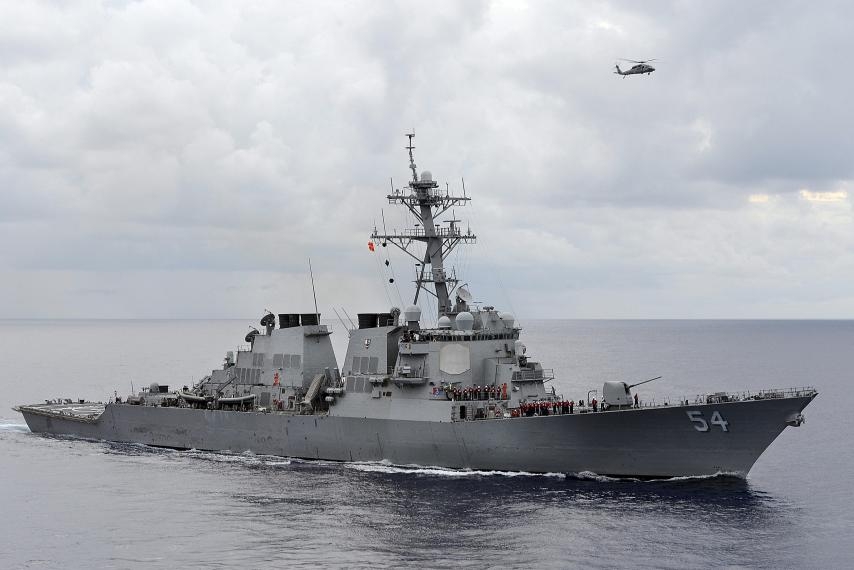  US destroyer sails near disputed island in South China Sea 