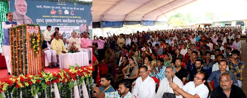 Now Public Programmes will begin with Plantation and Kanya Poojan Ceremony