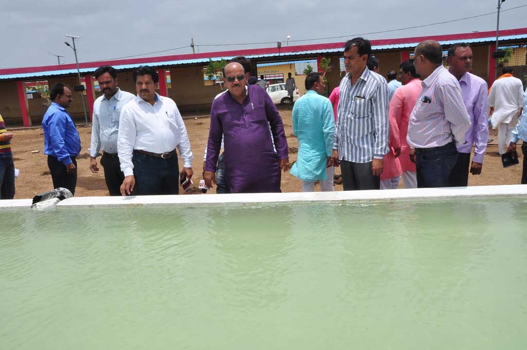 Animal Husbandry Minister Arya inspects Gau-Abhyaranya