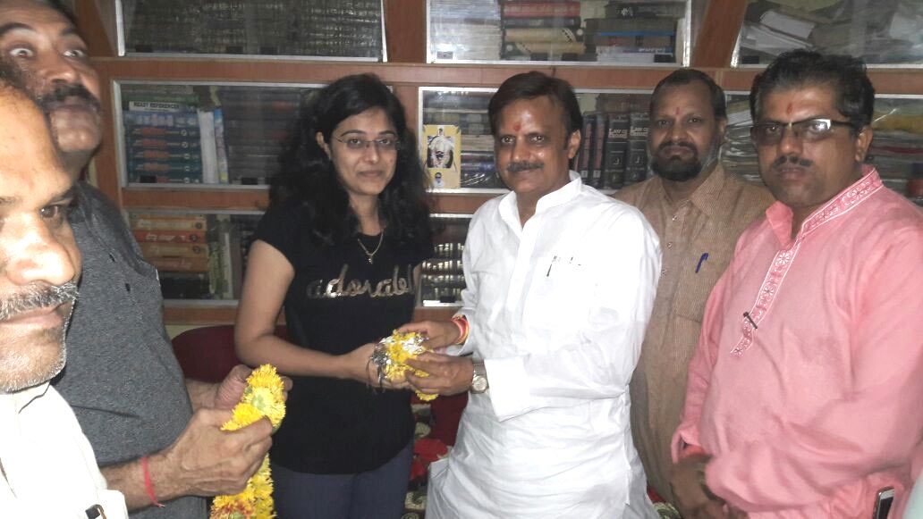 Industry Minister Shukla Congratulates Smt. Surbhi for Selection in I.A.S.  