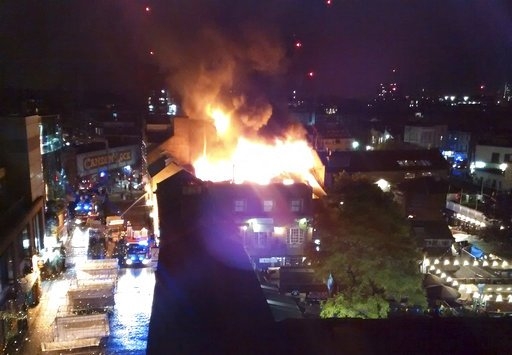  London market blaze brought under control 