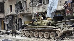  Syrian forces advance against rebels near Damascus 