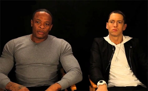  Eminem teaming up with Dr. Dre 