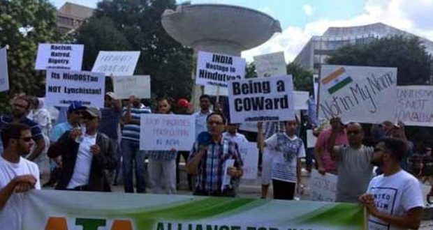  Indian Americans protest mob lynchings in India 