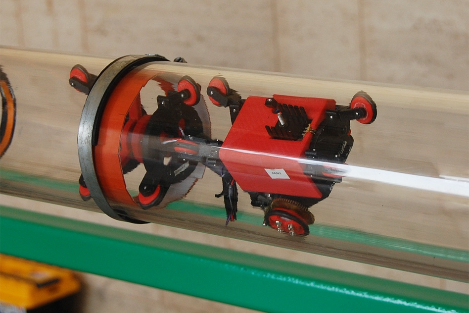  New robotic device to fix pipe leaks from inside 