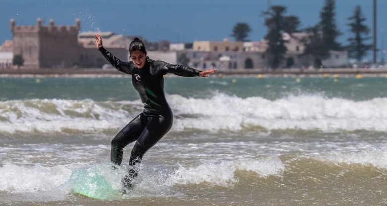 Katrina Kaif creates turbulence as she takes sea waves on  Surfing!